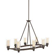 Circolo Eight Light Chandelier in Olde Bronze by Kichler