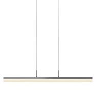 Sonneman Stiletto 32.5 Inch LED Pendant in Bright Satin Aluminum