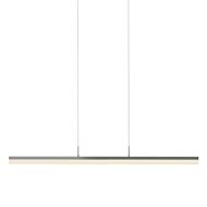 Sonneman Stiletto 44.25 Inch LED Pendant in Bright Satin Aluminum