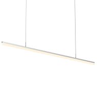 Sonneman Stiletto 2 Inch Pendant Light in Bright Satin Aluminum