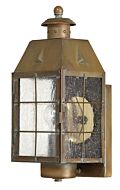 Hinkley Nantucket 1-Light Outdoor Light In Aged Brass