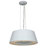 Access Lighting SoHo 3 Light Reflective Pendant in Glossy White