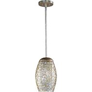 Maxim Arabesque Mini Pendant Light in Golden Silver