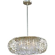 Maxim Lighting Arabesque 9 Light Pendant in Golden Silver