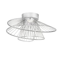 Zeta LED Flush Mount in Matte White by Maxim