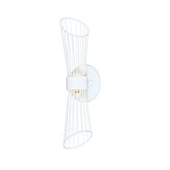 Zeta LED Wall Sconce in Matte White by Maxim