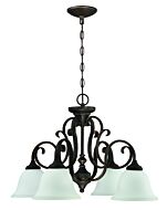 Craftmade Barrett Place 4 Light Traditional Chandelier in Mocha Bronze