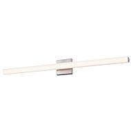 Sonneman Sq Bar 4 Inch Bathroom Vanity Light in Satin Nickel