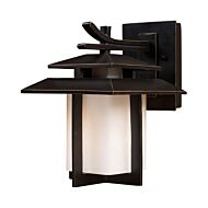 Kanso 1-Light Outdoor Wall Sconce in Hazelnut Bronze