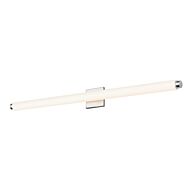 Sonneman Tubo Slim LED 41.5 Inch LED Drum Trim Bathroom Vanity Light in Polished Chrome