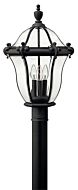 Hinkley San Clemente 3-Light Outdoor Light In Museum Black