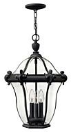 Hinkley San Clemente 3-Light Outdoor Light In Museum Black