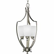 Wisten 3-Light Foyer Pendant in Brushed Nickel