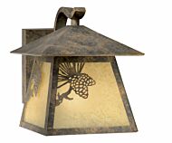 Whitebark 1-Light Outdoor Wall Mount in Olde World Patina