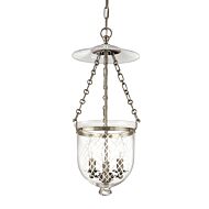 Hudson Valley Hampton 3 Light 21 Inch Pendant Light in Historical Nickel