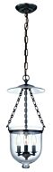 Hudson Valley Hampton 3 Light 21 Inch Pendant Light in Old Bronze