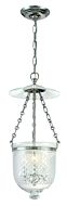 Hudson Valley Hampton 3 Light 21 Inch Pendant Light in Polished Nickel