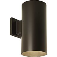 Cylinder 1-Light Wall Lantern in Antique Bronze