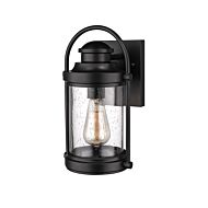 Millennium Lighting 1 Light Outdoor Wall Lantern in Powder Coat Black