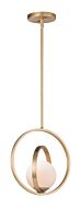 Maxim Coronet Pendant Light in Satin Brass