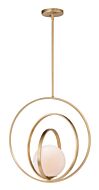 Maxim Coronet Pendant Light in Satin Brass