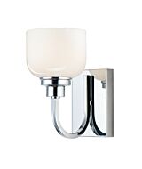 Swale One Light Bath Vanity in Polished Chrome by Maxim