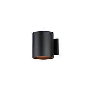 Outpost 1-Light Outdoor Wall Lantern in Black