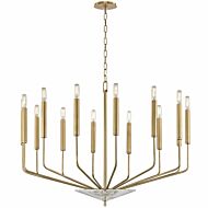 Hudson Valley Gideon 14 Light Chandelier in Aged Brass