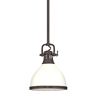 Hudson Valley Randolph 15 Inch Pendant Light in Historic Bronze