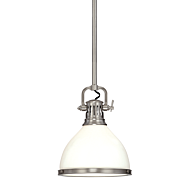 Hudson Valley Randolph 15 Inch Pendant Light in Satin Nickel