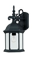 Devonshire 1-Light Wall Lantern in Black