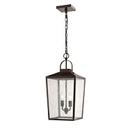 Devens 2-Light Outdoor Hanging Lantern in Powder Coated Bronze