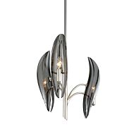 Corbett Sofia 3 Light Transitional Chandelier in Silver Leaf