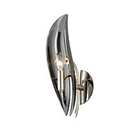 Corbett Sofia Wall Sconce in Silver Leaf