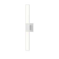 Sonneman Planes™ 2 Light 24 Inch Wall Sconce in Satin White