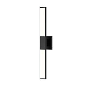 Sonneman Planes™ 2 Light 24 Inch Wall Sconce in Satin Black