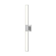 Sonneman Planes™ 2 Light 32 Inch Wall Sconce in Bright Satin Aluminum