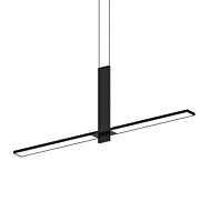 Sonneman Planes™ 2 Light 15 Inch Pendant Light in Satin Black