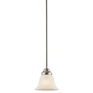 Kichler Wynberg 1 Light 6 Inch Mini Pendant in Brushed Nickel