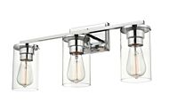 Millennium Verlana 3 Light Bathroom Vanity Light in Chrome