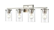 Millennium Lighting Verlana 4-Light Bathroom Vanity Light In Brushed Nickel