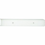 Channel Bathroom Vanity Light 4-Light Bath Bracket in White