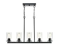 Millennium Verlana 5 Light Pendant Light in Matte Black