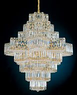 Equinoxe 45 Light Chandelier in Gold by Schonbek