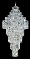 Equinoxe 63 Light Chandelier in Silver by Schonbek