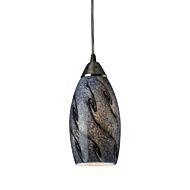 Galaxy 1-Light Mini Pendant in Satin Nickel