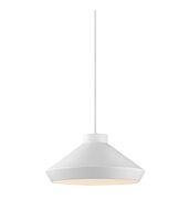 Sonneman Koma Pendant Light in Satin White with GU24 Bulb