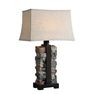 Kodiak 1-Light Table Lamp in Rustic Black