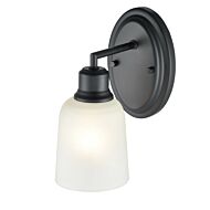 Millennium Lighting Amberle 1-Light Sconce In Matte Black