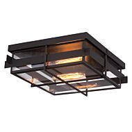 Eurofase Muller 2 Light Ceiling Light in Bronze